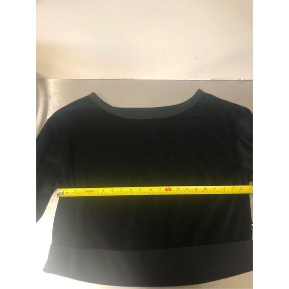 Joy Lab Women’s Black Velvet Long Sleeve Sweater Size M NWT - Picture 5 of 8